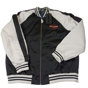 Harley-Davidson Jacket Men's XL Club Crew Colorblocked Black